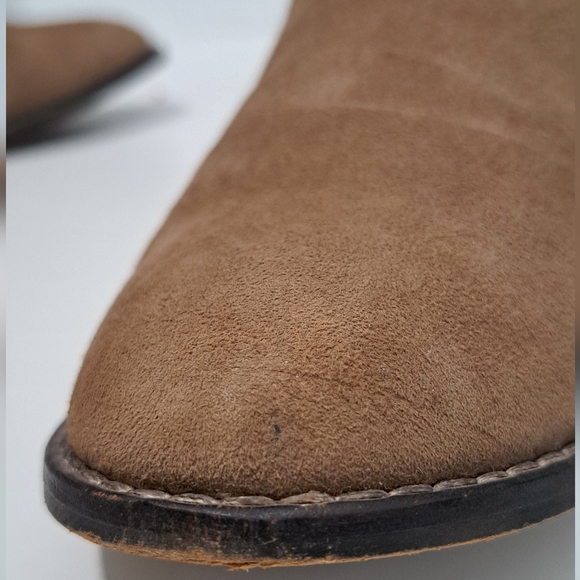 Steve Madden PRIZZZE Suede Ankle Boots – Women’s Size 7.5 (Light Brown) - Picture 13 of 15